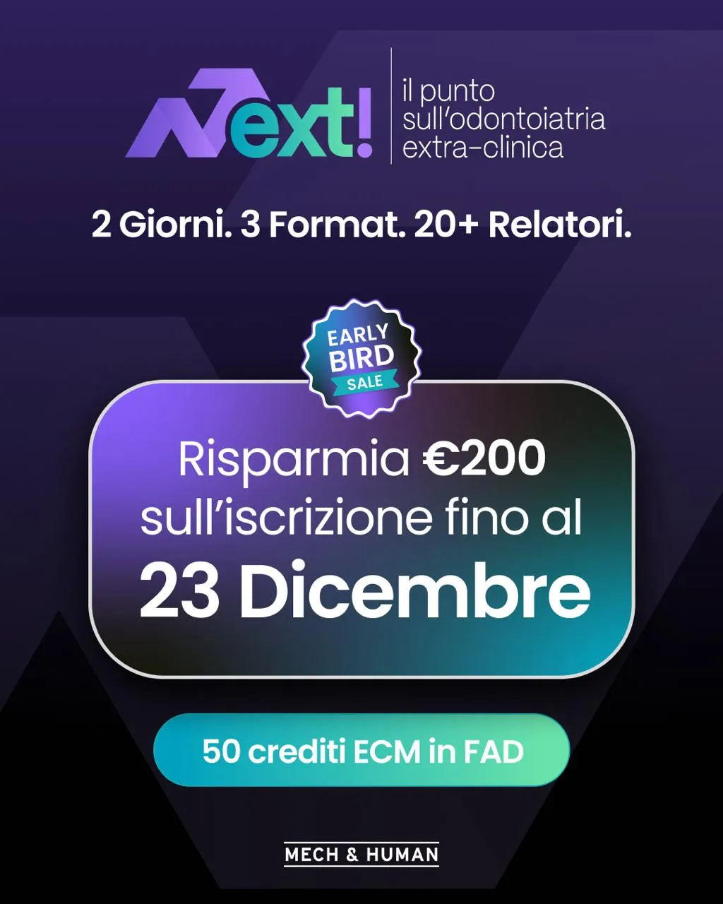 Next! L'evento sull’odontoiatria extra-clinica che stavi aspettando